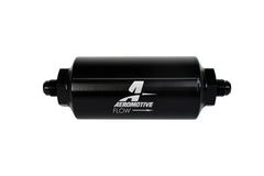 Aeromotive Fuel Filter 10 Micron AN-06 Male Microglass Black - eliteracefab.com