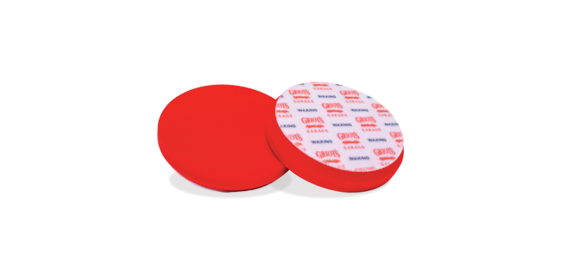 Griots Garage Red Foam Waxing Pad 6.5in - Set of 2 - eliteracefab.com