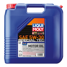 Load image into Gallery viewer, LIQUI MOLY 20L Special Tec LL Motor Oil 5W-30 - eliteracefab.com