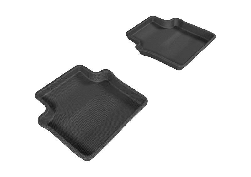 3D MAXpider L1CY00121509 2007-2010 Chrysler Sebring Sedan Kagu 2nd Row Floormats - Black