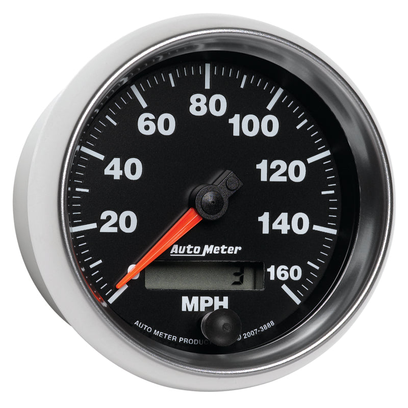 Autometer GS 3-3/8 inch 160 MPH In Dash Speedometer Gauge 3888