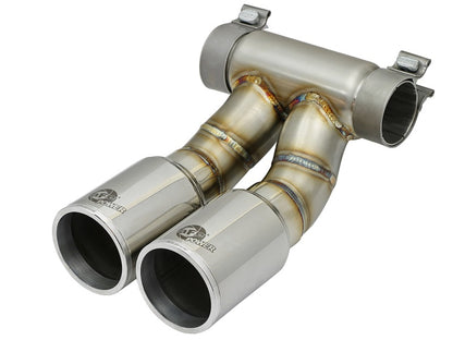 aFe Power 13-14 Porsche Cayman S / Boxster S Polish Exhaust Tip Upgrade aFe