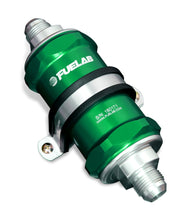 Load image into Gallery viewer, Fuelab 818 In-Line Fuel Filter Standard -10AN In/Out 6 Micron Fiberglass - Green