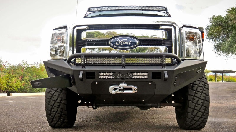Addictive Desert Designs 11-16 Ford F-250 Super Duty HoneyBadger Front Bumper w/ Storage Box Addictive Desert Designs