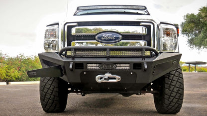 Addictive Desert Designs 11-16 Ford F-250 Super Duty HoneyBadger Front Bumper w/ Storage Box Addictive Desert Designs