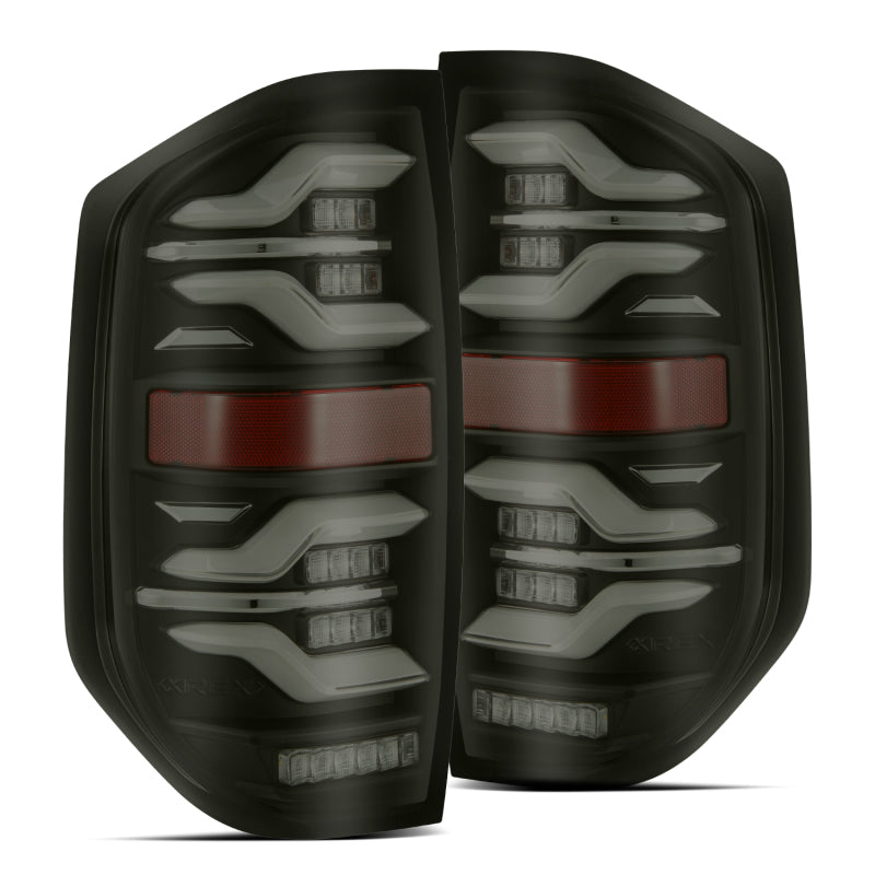 AlphaRex 672040 14-21 Toyota Tundra LUXX LED Taillights Blk w/Activ Light/Seq Signal