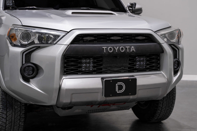 Diode Dynamics 14-23 Toyota 4Runner SS5 Stealth Grille LED 4-Pod Kit - Yellow Pro Driving