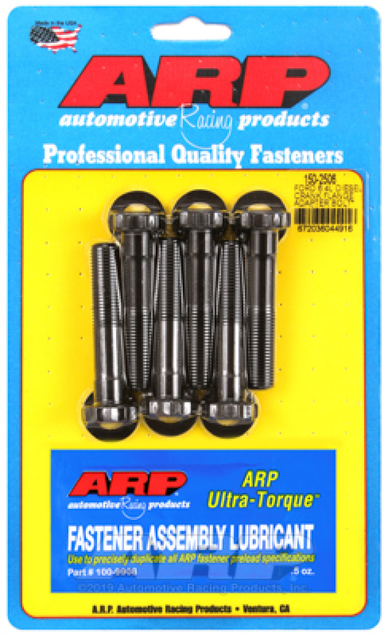 ARP Ford 6.4L Diesel Crank Flange Adapter Bolt Kit - 8740 Chrome Moly Black Oxide ARP