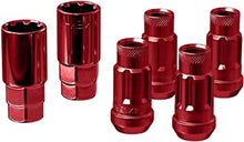 Load image into Gallery viewer, WHEEL MATE MONSTER LOCKING LUG NUT SET OF 4 – RED 14×1.50