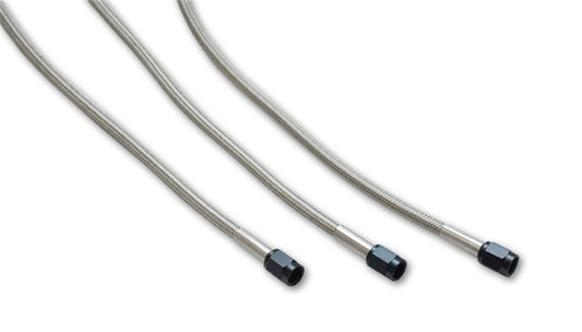 Vibrant Univ Oil Feed Kit 3ft Teflon lined S.S. hose with two -3AN female fittings preassembled - eliteracefab.com