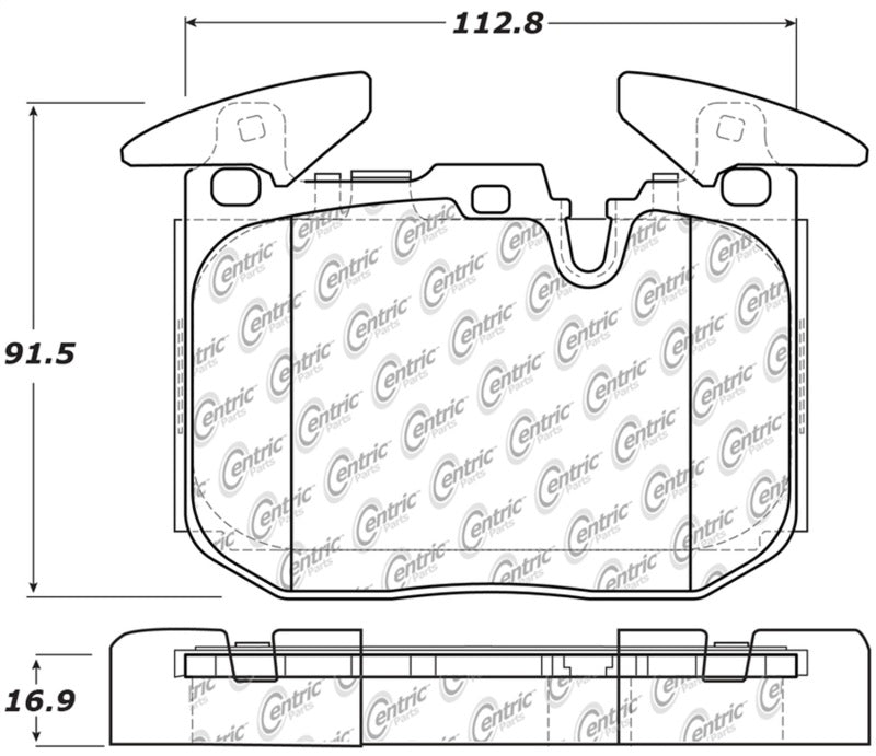 STOPTECH PERFORMANCE BRAKE PADS, 309.16090 - eliteracefab.com