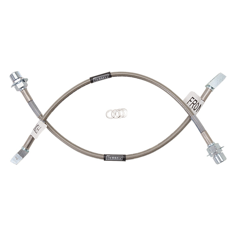 Russell Performance 96-01 Ford Mustang Cobra (Fronts Only) Brake Line Kit Russell