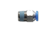 Load image into Gallery viewer, Vibrant Male Straight Pneumatic Vacuum Fitting (1/4in NPT Thread) - for 1/4in (6mm) OD tubing - eliteracefab.com