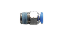 Load image into Gallery viewer, Vibrant Male Straight Pneumatic Vacuum Fitting 1/4in NPT Thread for use with 3/8in 9.5mm OD tubing - eliteracefab.com