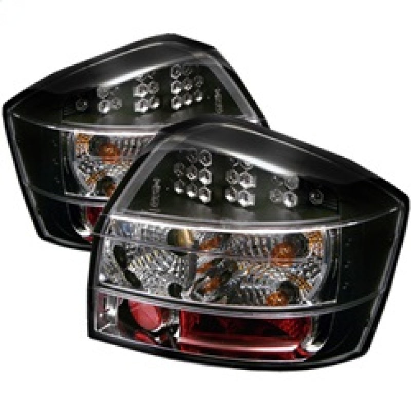 Spyder Audi A4 02-05 LED Tail Lights Black ALT-YD-AA402-LED-BK - eliteracefab.com