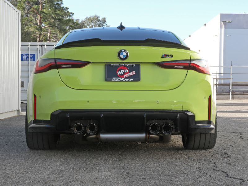 aFe MACHForce XP Exhausts Cat-Back SS 19-21 BMW M2 Competition L6-3.0L w/Carbon Tips aFe