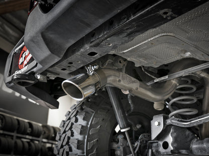 aFe MACH Force-Xp 2.5in 409SS Axle-Back Hi-Tuck Exh Sys w/ Pol Tip 18-20 Jeep Wrangler (JL) V6 3.6L aFe