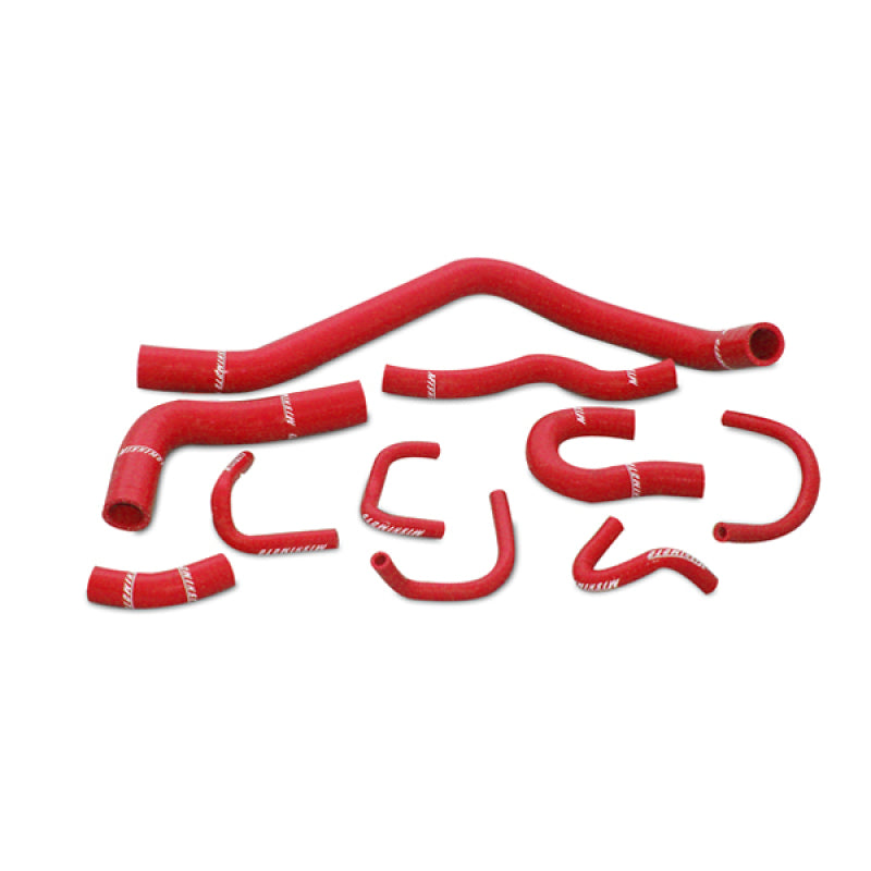 Mishimoto 88-91 Honda Civic Red Silicone Hose Kit - eliteracefab.com