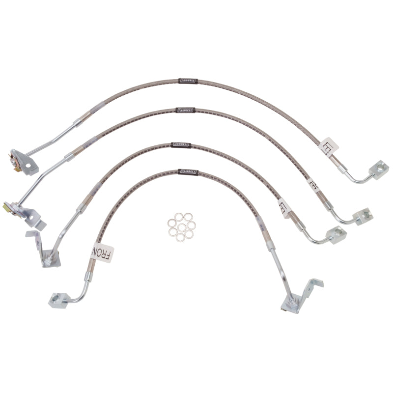 Russell Performance 07-08 Jeep Wrangler JK with 6in Lift Brake Line Kit Russell