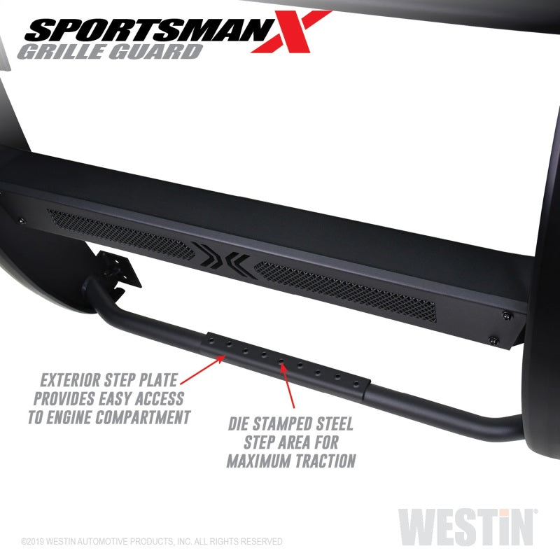 Westin 14-20 Toyota Tundra Sportsman X Grille Guard - Textured Black - eliteracefab.com