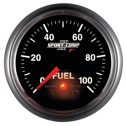 Autometer Sport-Comp II 52mm 0-100 PSI Fuel Pressure Gauge 3671