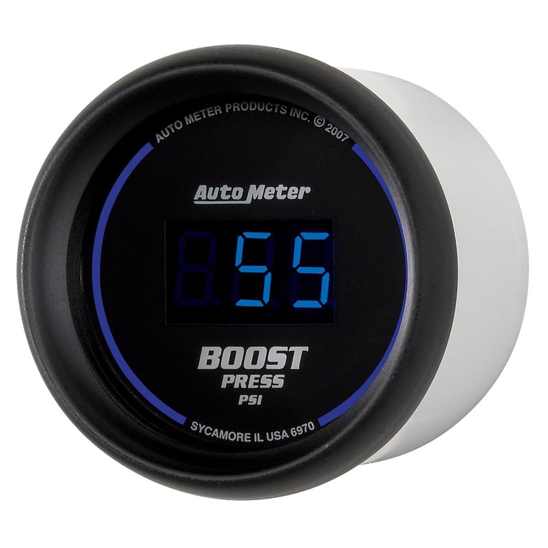 Autometer Cobalt Digital 52mm Digital 5-60 PSI Boost Gauge.