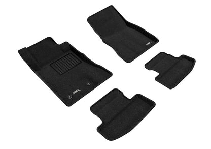 3D Maxpider L1FR08504709 15-22 Ford Mustang Elegant 1st 2nd Row (2 Eyelets) - Floor Mat Set (Black)