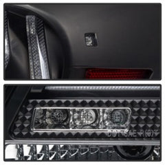 Spyder 07-11 Lexus GS 350 LED Tail Lights Black ALT-YD-LGS06-LED-BK - eliteracefab.com