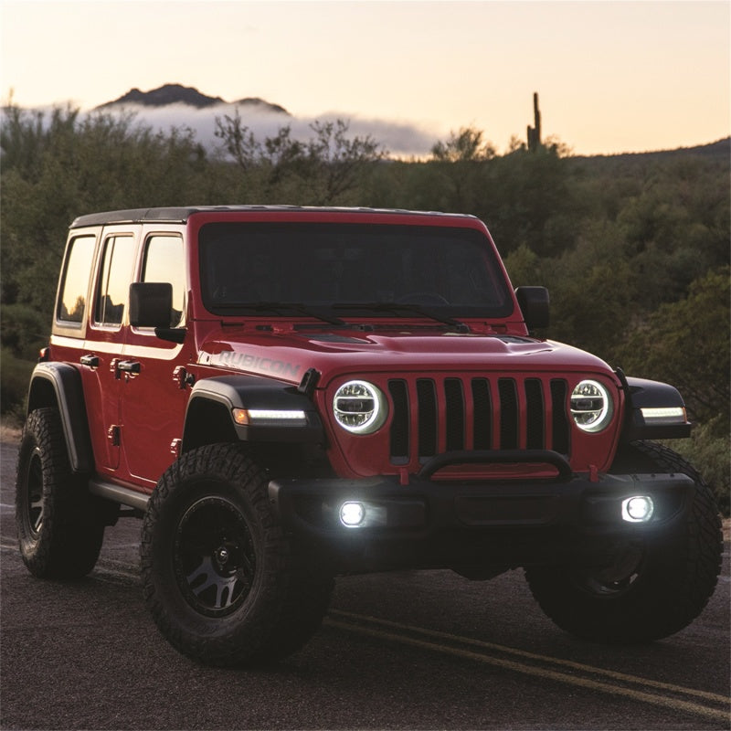 Rigid Industries 360-Series 4in LED SAE J583 Fog Light - 2018+ Jeep JL Rubicon - White (Pair) - eliteracefab.com