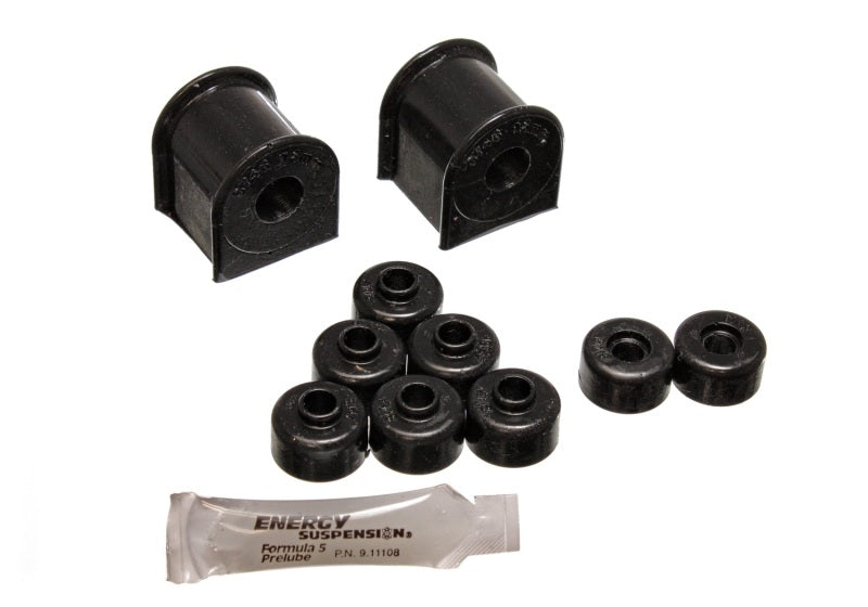 Energy Suspension 89-94 Nissan 240SX (S13) Black 15mm Rear Sway Bar Bushing Set - eliteracefab.com