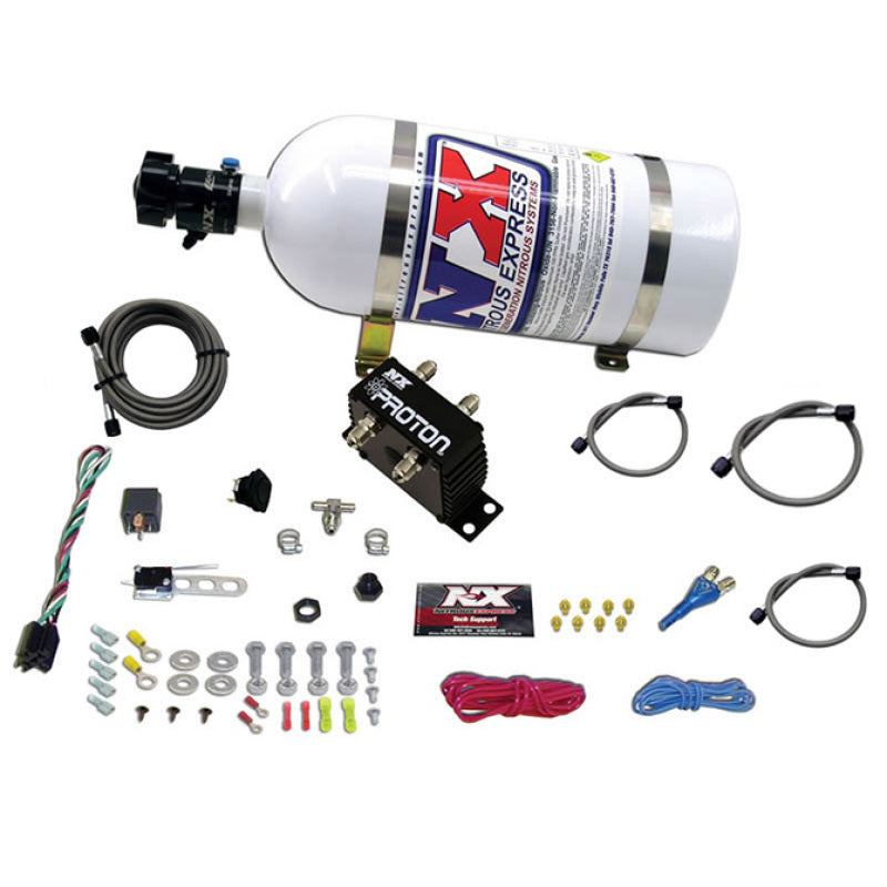 Nitrous Express Proton Plus Nitrous Kit w/10lb Bottle - eliteracefab.com