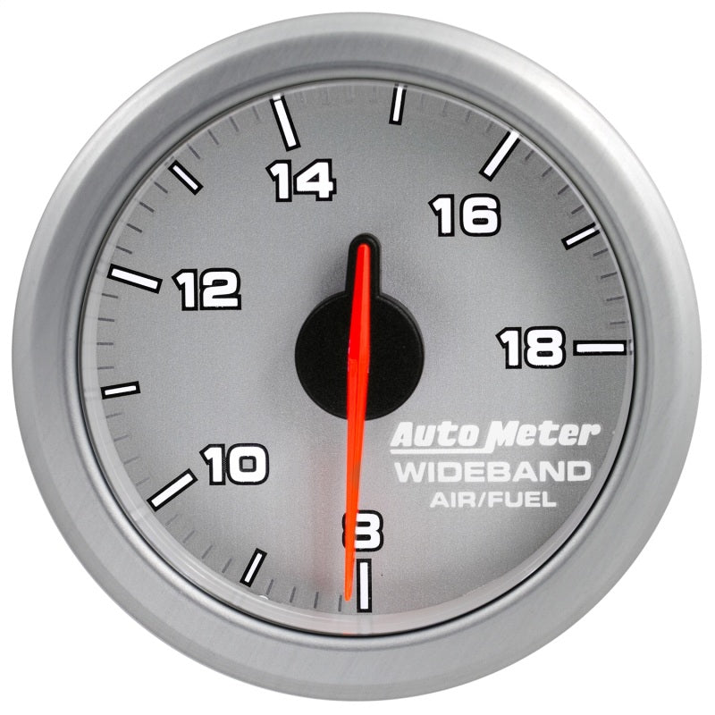 Autometer Airdrive 2-1/6in Wideband Air / Fuel Gauge 10:1-17:1 ARF Range - Silver 9178-UL