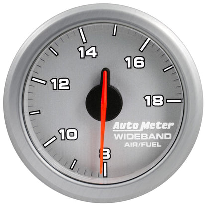Autometer Airdrive 2-1/6in Wideband Air / Fuel Gauge 10:1-17:1 ARF Range - Silver 9178-UL