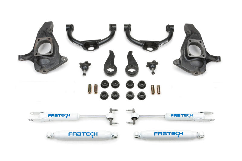 Fabtech 11-19 GM C/K2500HD/3500HD 4in Ultimate System w/Perf. Shocks - eliteracefab.com