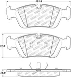 StopTech Premium Ceramic Front Brake Pads - 308.05580