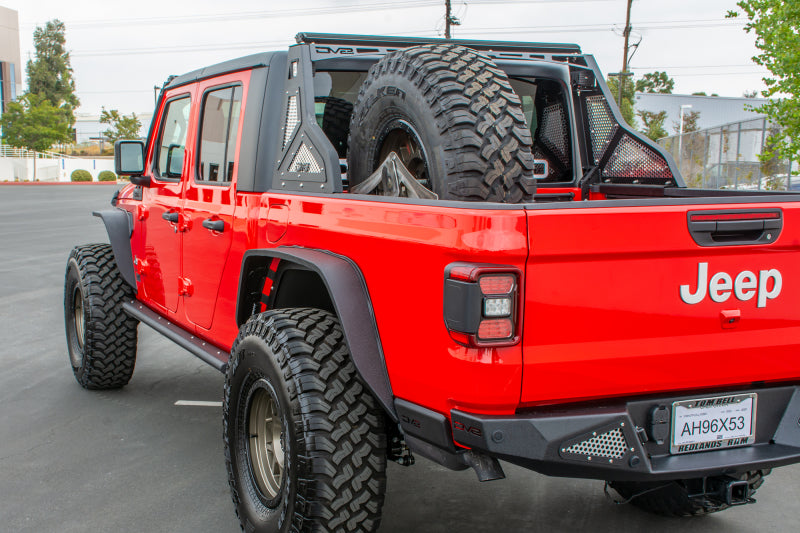 DV8 Offroad 2019+ Jeep Gladiator Bolt On Chase Rack - eliteracefab.com