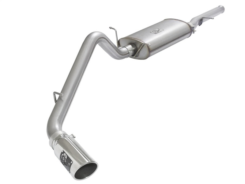 aFe MACHForce XP Exhausts Cat-Back Polished Tips 09-17 GM Silverado 1500 4.3/5.3L RegCab SB/LB aFe