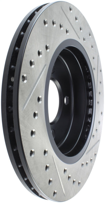 StopTech 02-07 Mini Cooper/Cooper S Slotted & Drilled Right Front Rotor Stoptech