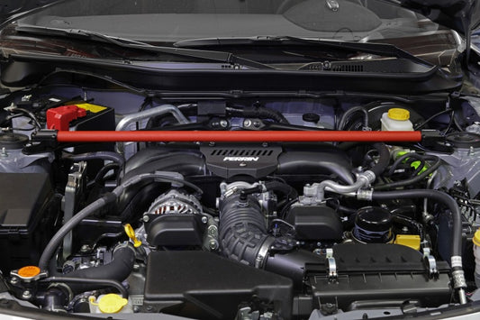 Perrin 2013+ BRZ/FR-S/86/GR86 Strut Brace - Red Wrinkle - eliteracefab.com