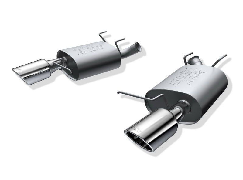 Borla 11-14 Ford Mustang 3.7L 6cyl Aggressive ATAK Exhaust (rear section only) - eliteracefab.com