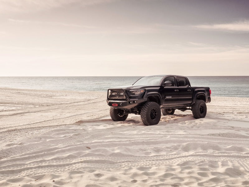 Road Armor 16-20 Toyota Tacoma Stealth Front Winch Bumper w/Lonestar Guard - Tex Blk Road Armor