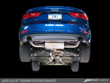 Load image into Gallery viewer, AWE Tuning Audi 8V A3 Touring Edition Exhaust - Dual Outlet Diamond Black 90 mm Tips - eliteracefab.com