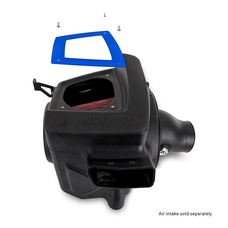 Mishimoto 2021+ Ford Bronco Air Intake Lid Kit - Blue/Yellow - eliteracefab.com