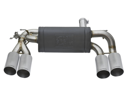 aFe MACHForce XP 3in - 2 1/2in Axle Back 304SS Exhaust w/ Polished Tips 16-17 BMW M2 (f87) aFe