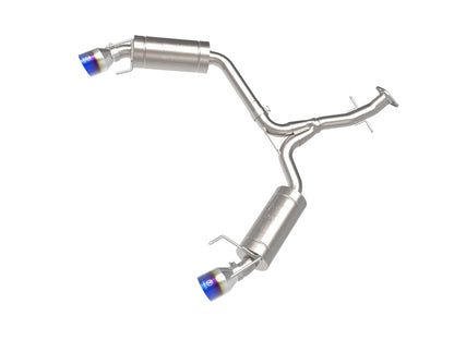 aFe POWER Takeda 06-13 Lexus IS250/IS350 SS Axle-Back Exhaust w/ Blue Flame Tips aFe