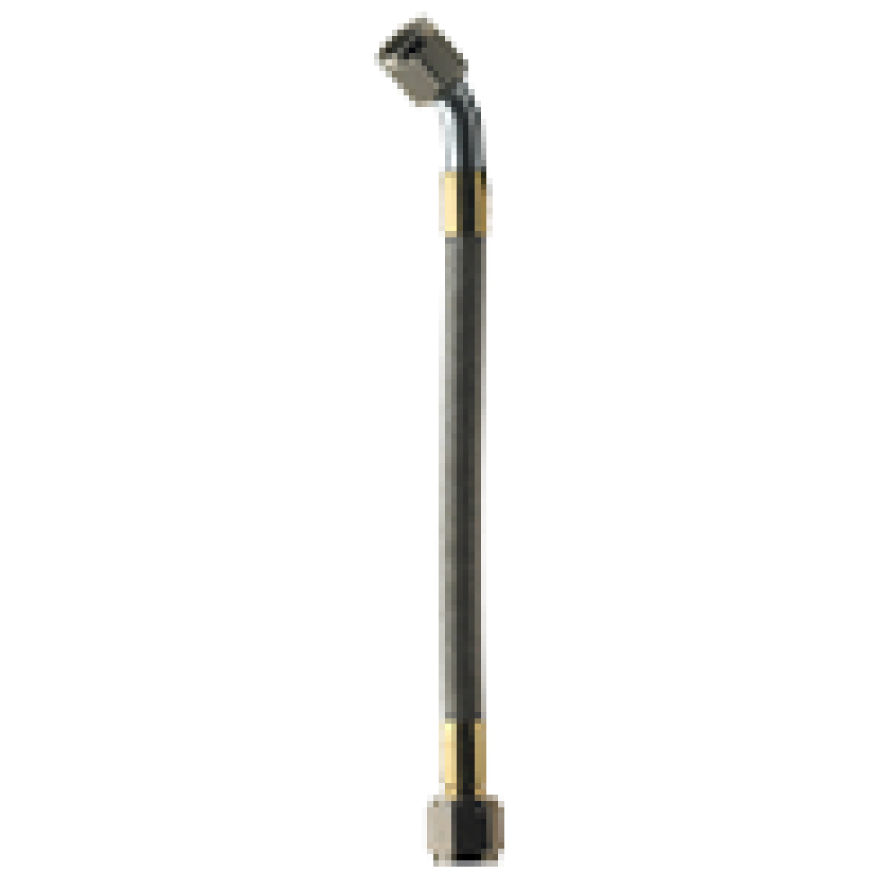 Fragola -8AN Hose Assemly Straight x 45 Degree Alum Nut 20in Fragola