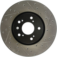 Load image into Gallery viewer, STOPTECH 04-08 ACURA TL (BREMBO CALIBER) SPORTSTOP SLOTTED &amp; DRILLED LEFT FRONT ROTOR, 127.40062L - eliteracefab.com