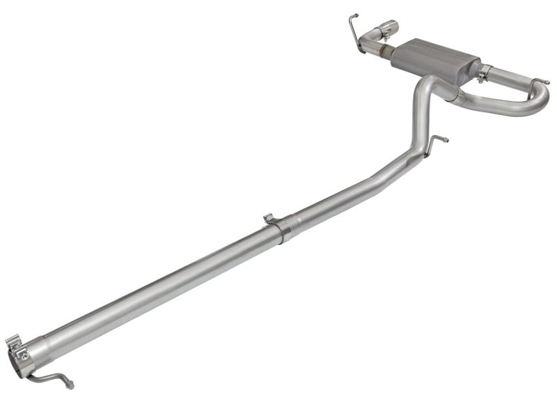 aFe Scorpion 2-1/2in Aluminized Steel Cat Back Exhaust 07-17 Jeep Wrangler V6-3.6/3.8L (4 Dr) aFe