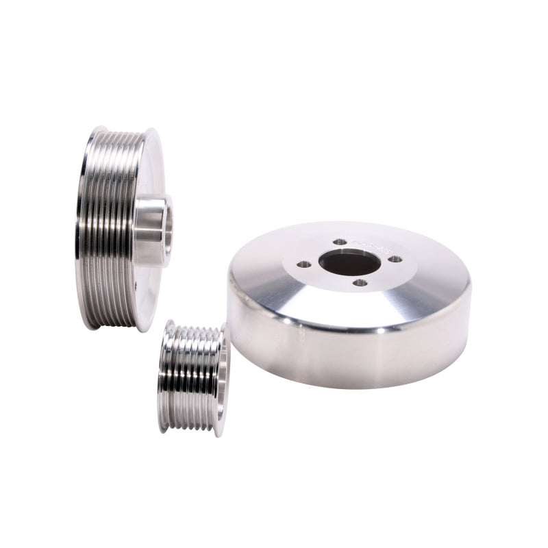 BBK 97-04 Ford F150 Expedition 4.6 5.4 Underdrive Pulley Kit - Lightweight CNC Billet Aluminum (3pc) - eliteracefab.com