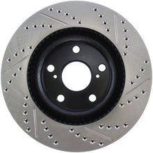 Load image into Gallery viewer, STOPTECH 07-09 LEXUS ES 250/ES 300/ ES330/ES350 SPORTSTOP SLOTTED &amp; DRILLED RIGHT FRONT ROTOR, 127.44146R - eliteracefab.com